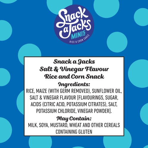 Snack a Jacks Salt & Vinegar Rice Cakes