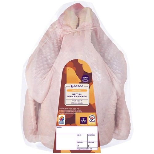 Ocado Free Range Whole Chicken