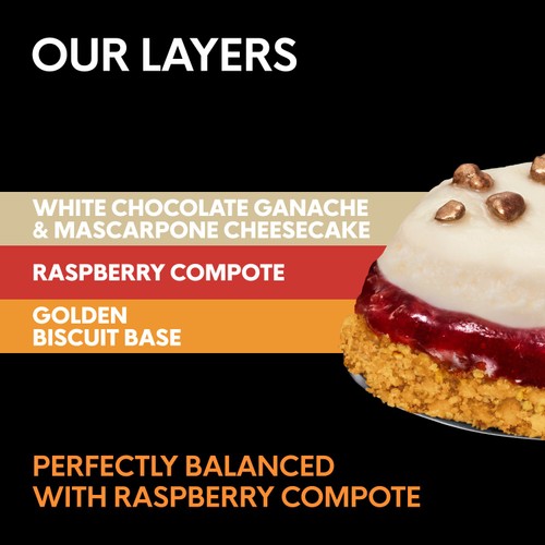Gu White Chocolate & Raspberry Cheesecake Dessert