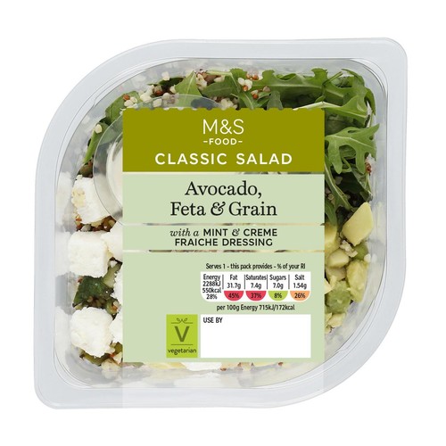 M&S Avocado, Feta & Grain Salad
