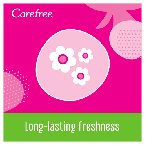 Carefree Breathable Pantyliners with Aloe Single Wrapped