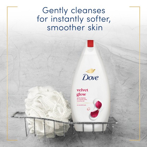 Dove Velvet Glow Body Wash Shower Gel