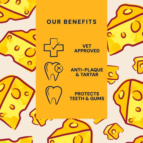 Pooch & Mutt Cheddar Cheese Dental Sticks