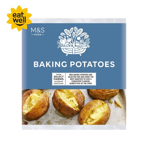 M&S 4 Baking Potatoes