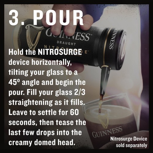 Guinness Draught Nitrosurge Cans (Requires Nitrosurge Device)