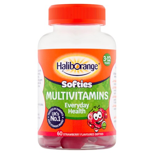 Haliborange Kid's Softies Multivitamins Strawberry Gummies 3-12yrs