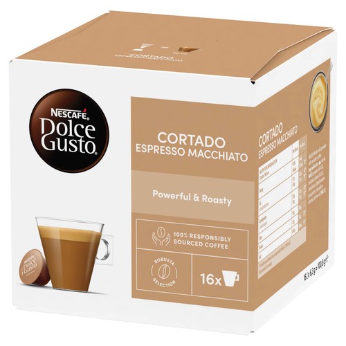 Nescafe Dolce Gusto Cortado Espresso Macchiato Pods