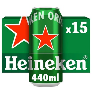 Heineken Lager Beer Cans
