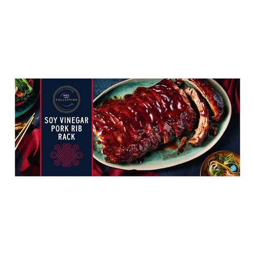 M&S Collection Soy Vinegar Pork Rib Rack