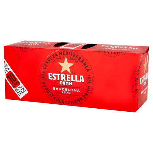 Estrella Damm Premium Spanish Lager Beer Cans