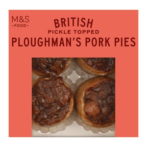 British 4 Mini Pickled Topped Pies