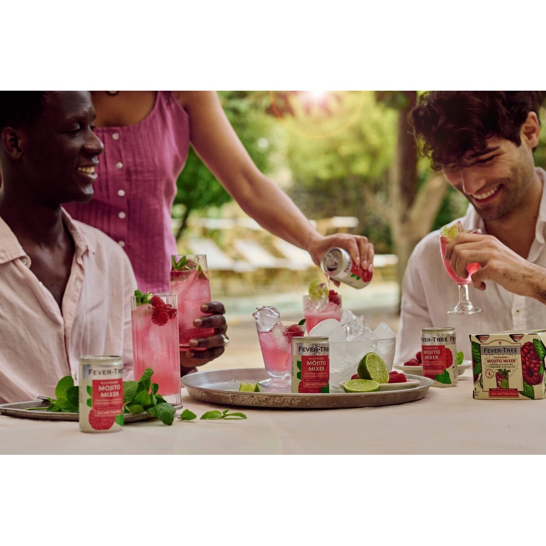Fever-Tree Raspberry Mojito Cocktail Mixer - Ocado