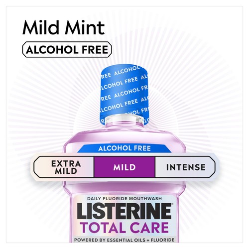 Listerine Total Care Mild Mint Alcohol Free Mouthwash