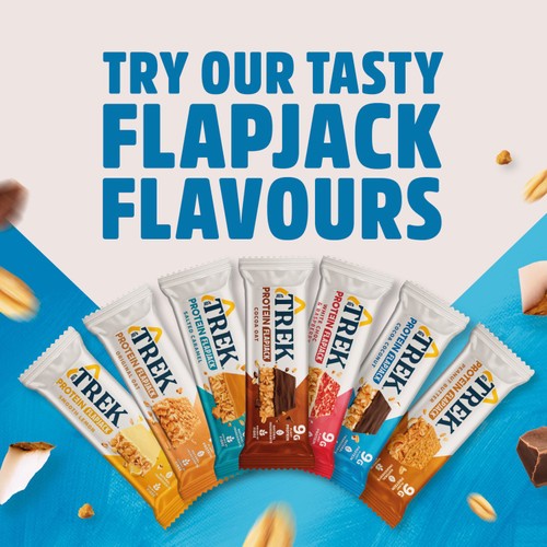 TREK Cocoa Coconut Protein Flapjacks Multipack