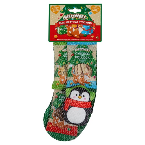 Meowee! Cat Treat Christmas Stocking