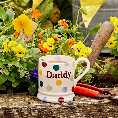 Emma Bridgewater Polka Dot Daddy 1/2 Pint Mug