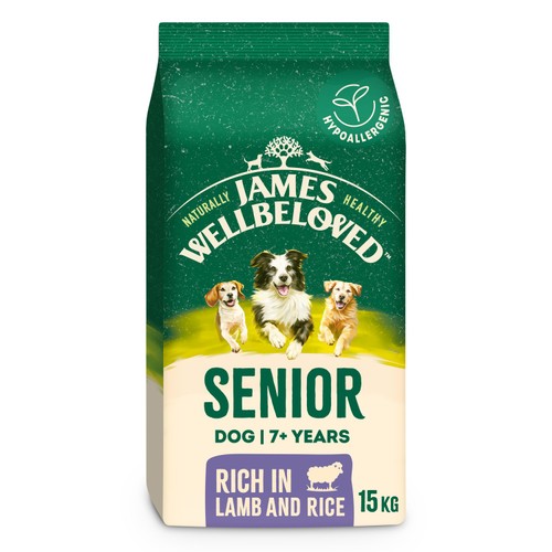 James Wellbeloved Senior Dry Dog Food Lamb & Rice