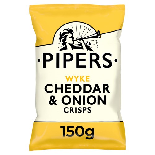 Pipers Wyke Farm Cheddar & Onion Sharing Bag Crisps