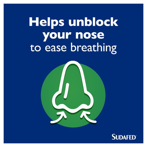 Sudafed Mucus Relief Triple Action Cold & Flu Tablets