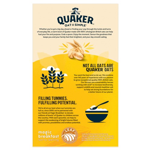 Quaker Oat So Simple Banana Porridge Cereal Sachets