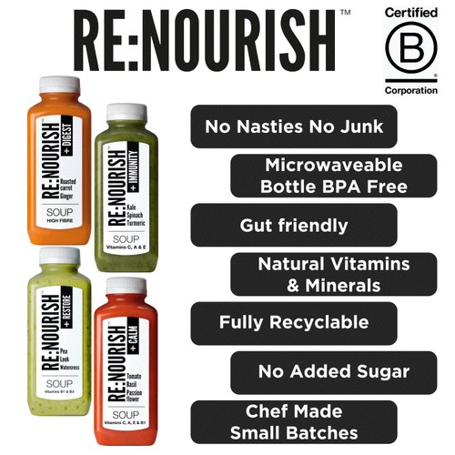 RENOURISH Energy Soup Pea, Basil & Lemon