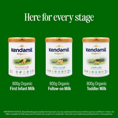 Kendamil Organic 1 First Infant Milk Powder, From Birth