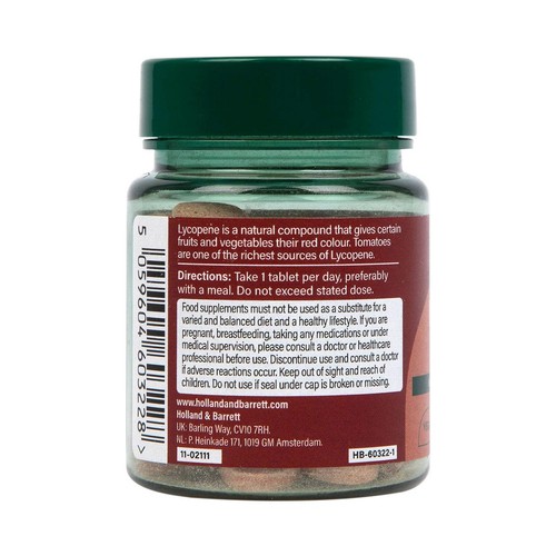 Holland & Barrett Lycopene 10mg Tablets
