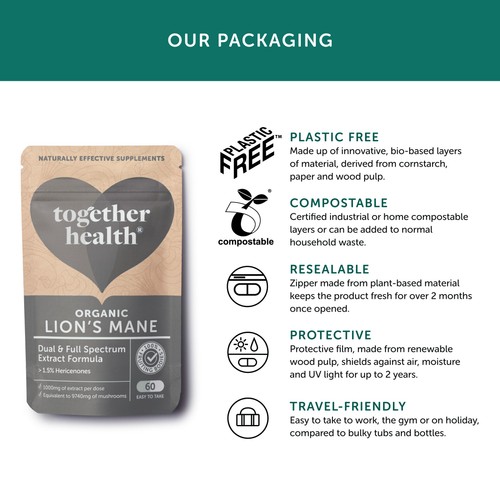 Together Health Organic Lions Mane Mushroom