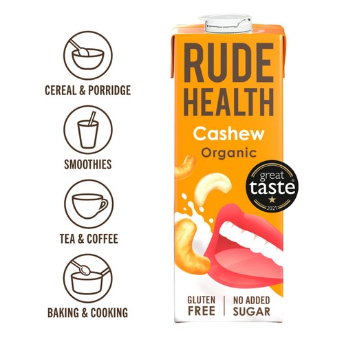 Rude Health Organic Cashew Drink Longlife