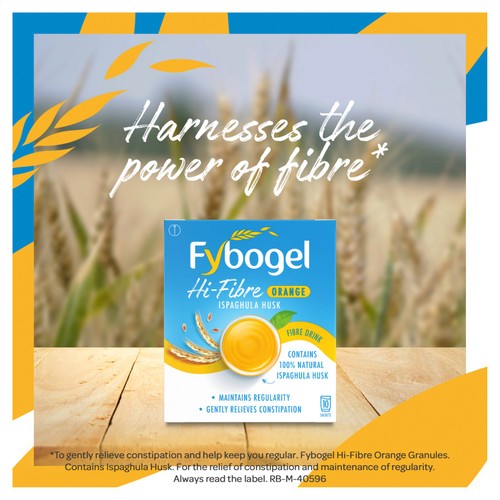 Fybogel Hi Fibre Orange Constipation Relief