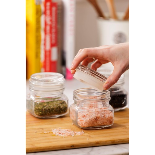 Kilner Square Push Top Jars Set of 3 250ml