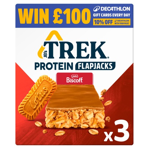 TREK Biscoff Protein Flapjacks Multipack