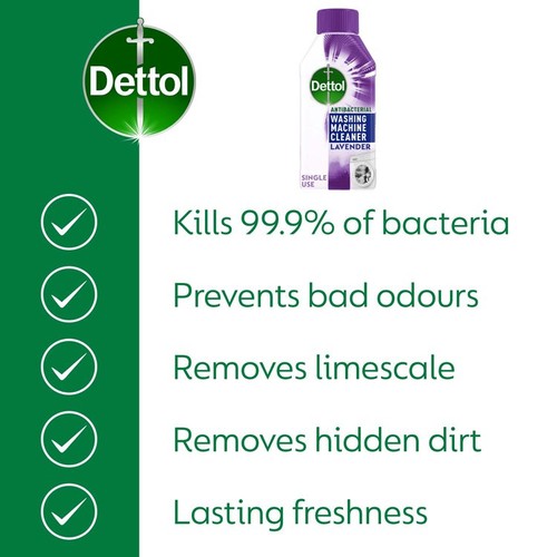 Dettol Antibacterial Washing Machine Cleaner Lavender