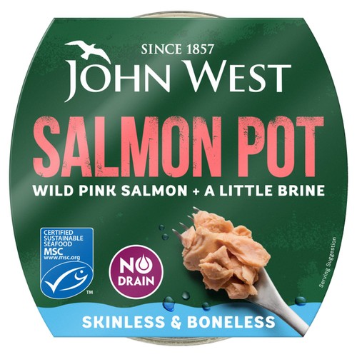 John West Pink Salmon Fridgepot MSC