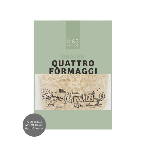 M&S Grated Quattro Formaggi