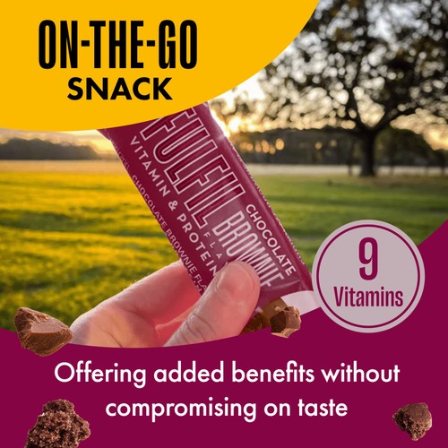 FULFIL Chocolate Brownie Vitamin & Protein Bar