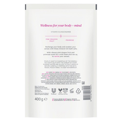 Dove Body & Mind Dragonfruit & Primrose Bath Salts