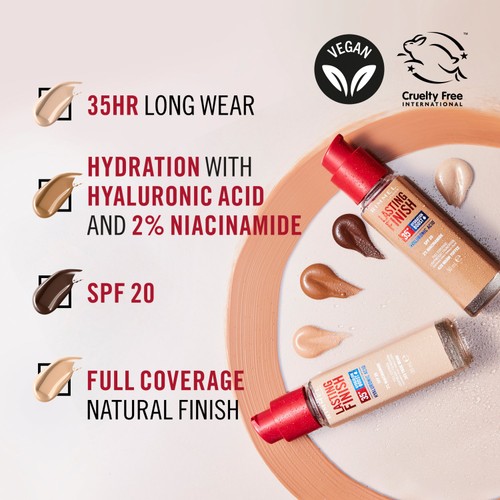 Rimmel Lasting Finish 35 Hour Foundation 400 Natural Beige