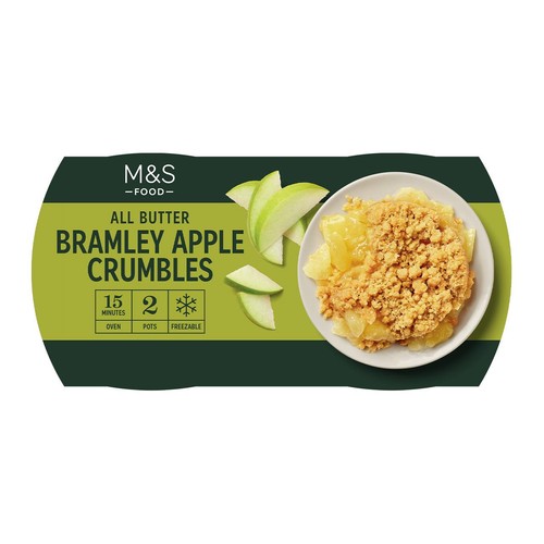 M&S Bramley Apple Crumbles