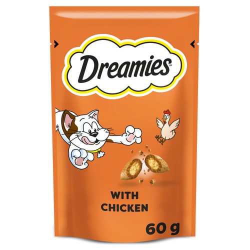 Dreamies Cat Treat Biscuits with Chicken