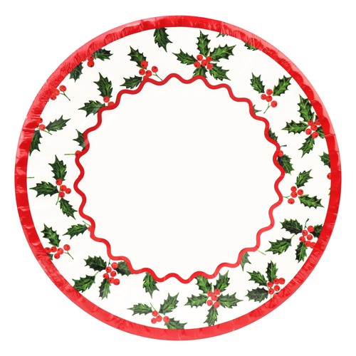 Talking Tables Botanical Holly Large Plate 10 pack