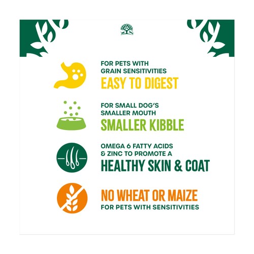 James Wellbeloved Grain Free Small Breed Dry Dog Food Turkey & Veg