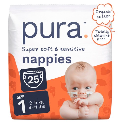 Pura Nappies Size 1 