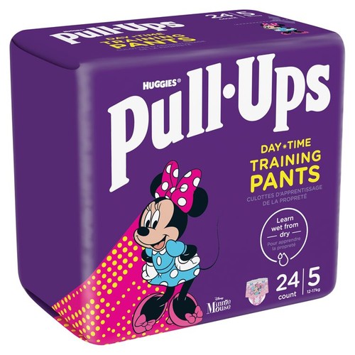 Huggies Pull-Ups Explorers Girls Nappy Pants, Size 4-5+ (1.5-3 Yrs)