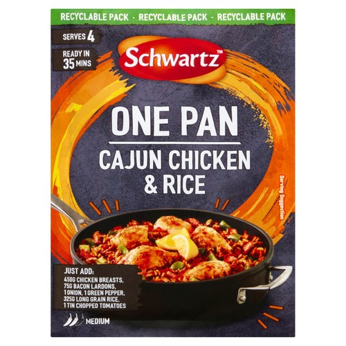 Schwartz One Pan Cajun Chicken & Rice Recipe Mix