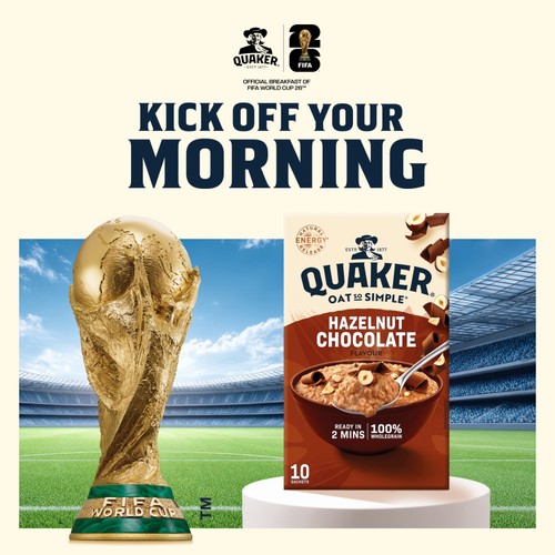 Quaker Oat So Simple Hazelnut Chocolate Porridge Cereal Sachets