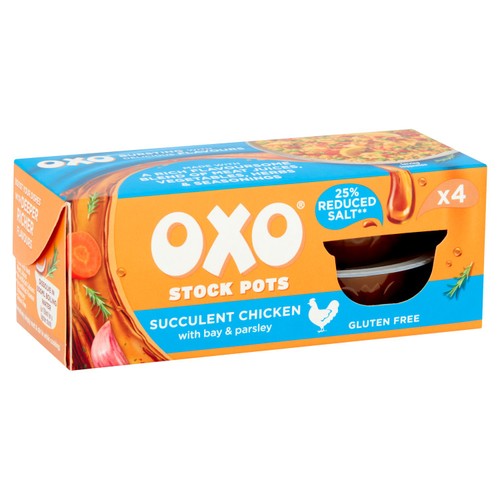 Oxo 4 Reduced Salt Chicken Stock Pots