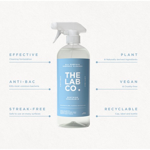 The Lab Co. Soothing All Purpose Cleaner Antibacterial 