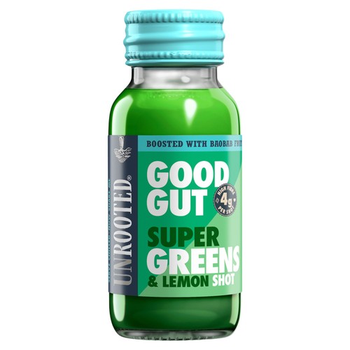 UNROOTED Super Greens, Lemon & Baobab Single Shot