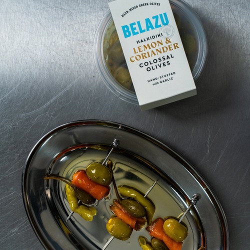 Belazu Preserved Lemon and Coriander Halkidiki Olives 